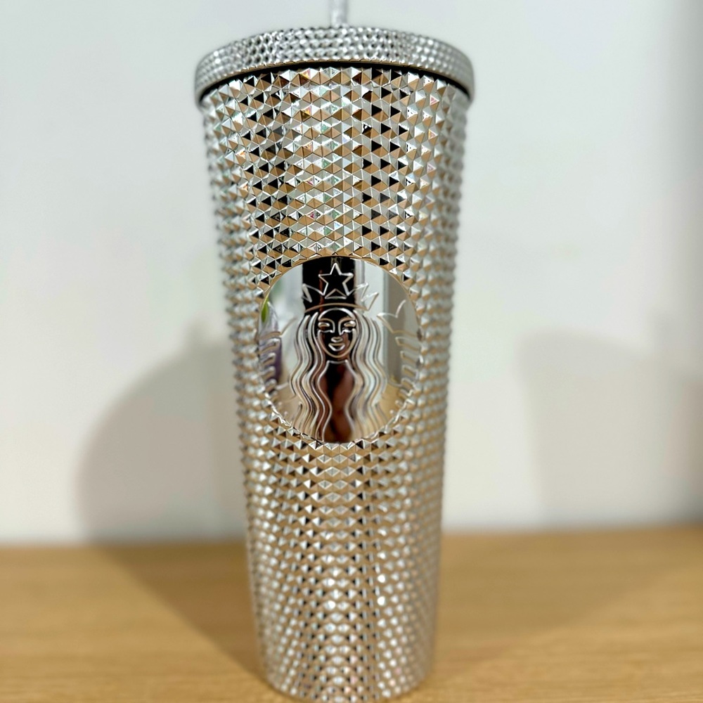 Disney Starbucks Silver Studded Tumbler